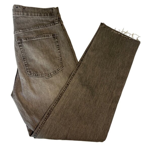 GAP Cheeky Straight High Rise Jeans Grey, Size 27 4R - Picture 5 of 5